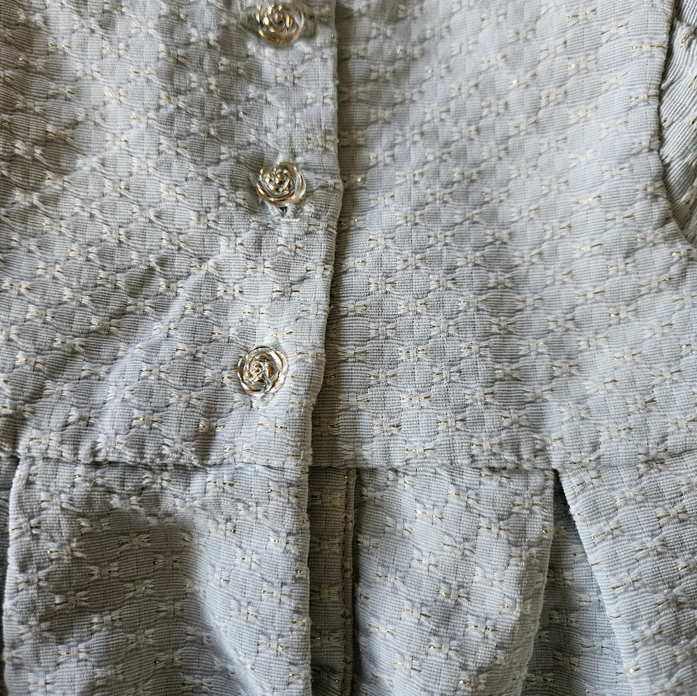 Shabby Chic Baby Girl Romper